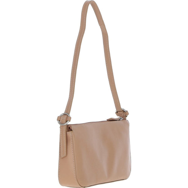 Vintage Leather Plain Shoulder Bag